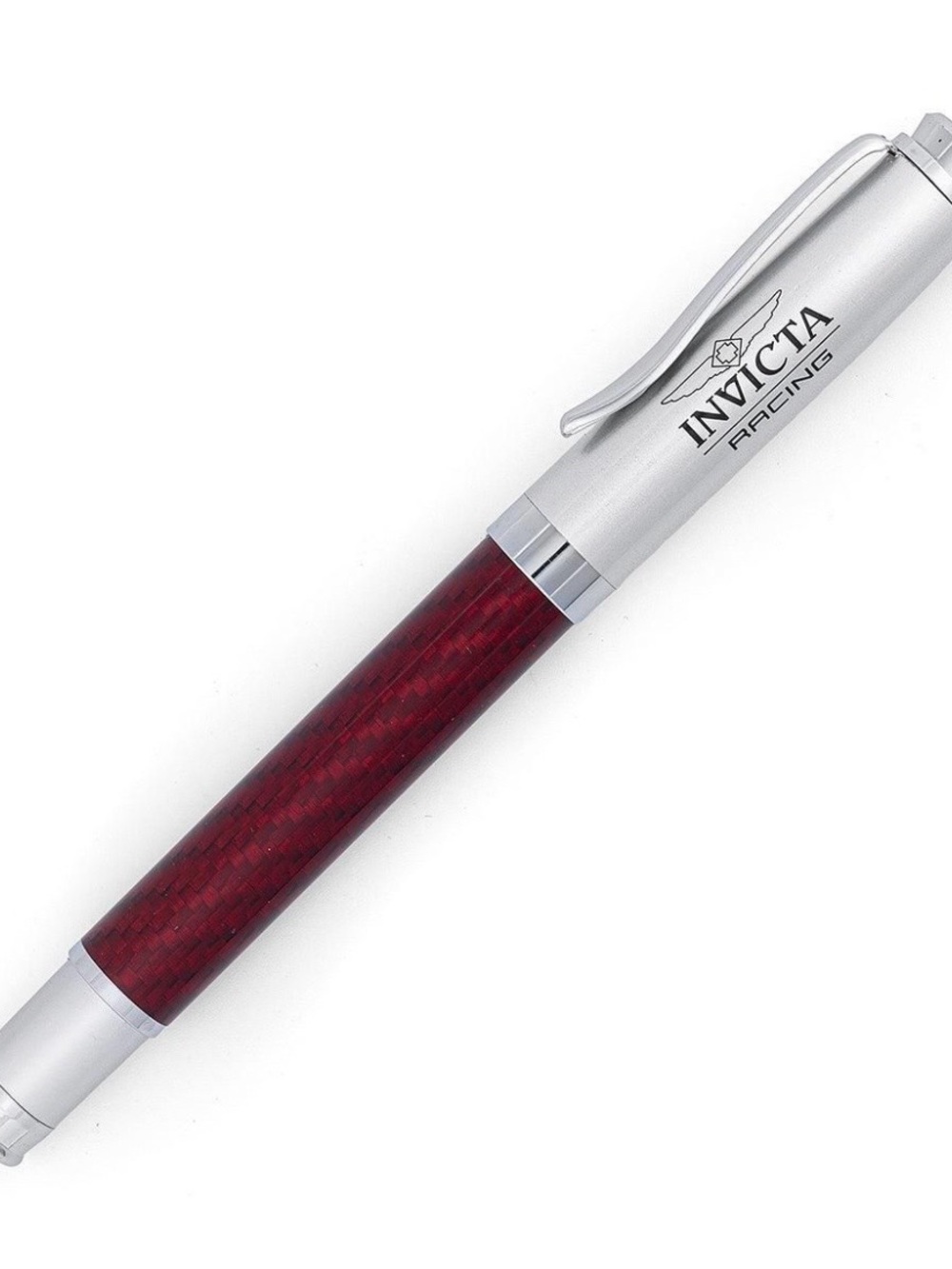 Invicta Pen With Box, Red Pen/ Blue ink (IPM442-RED) Great Gift!
